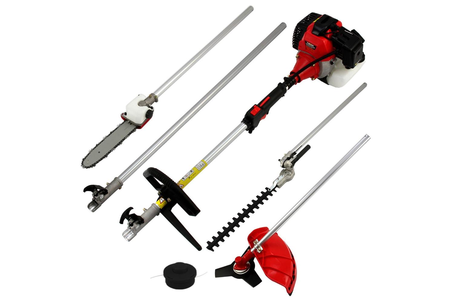 Monstershop 210984 - T-mech 5 In 1 52cc Petrol Garden Cutter-3