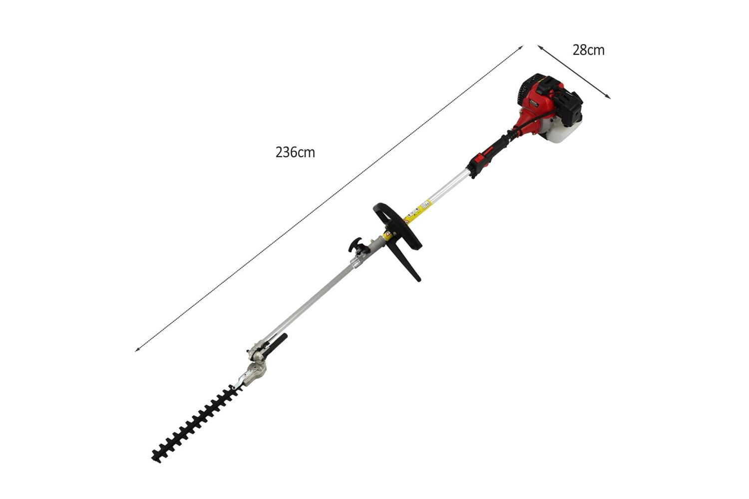 Monstershop 210984 - T-mech 5 In 1 52cc Petrol Garden Cutter-4