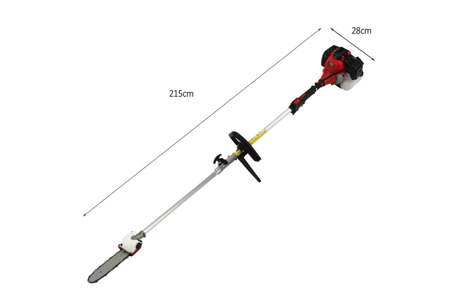 Monstershop 210984 - T-mech 5 In 1 52cc Petrol Garden Cutter-5
