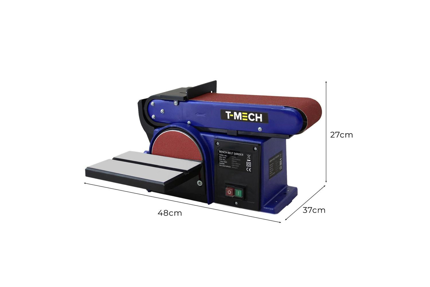 Monstershop 25080 - T-mech 500w Bench Belt Sander Eu-6