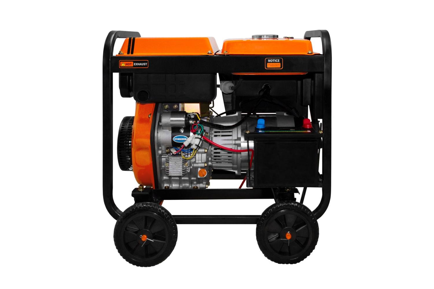 Monstershop 210706 - T-mech 5kva Portable Diesel Generator O-4