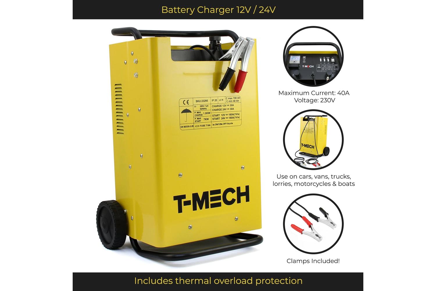 Monstershop 23295 - T-mech Battery Charger & Starter-2