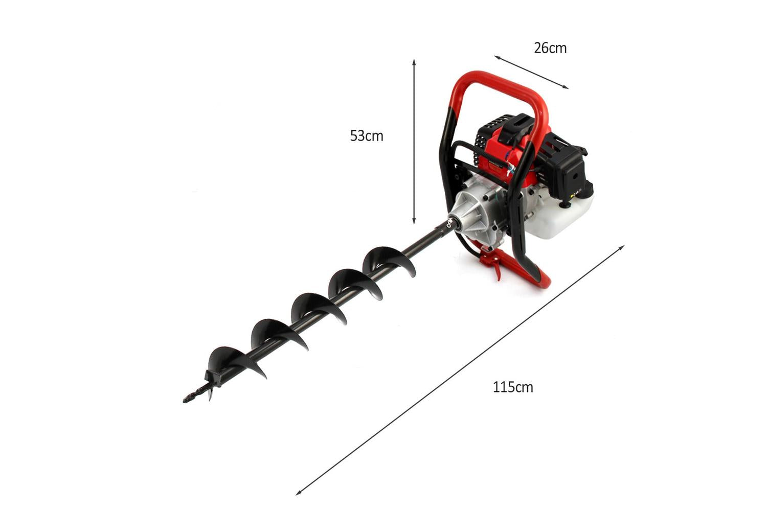 Monstershop 25874 - T-mech Earth Auger & 2-stroke Post Drive-7