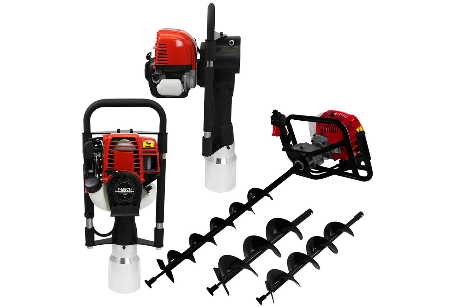 Monstershop 25872 - T-mech Earth Auger & 4-stroke Post Drive-2