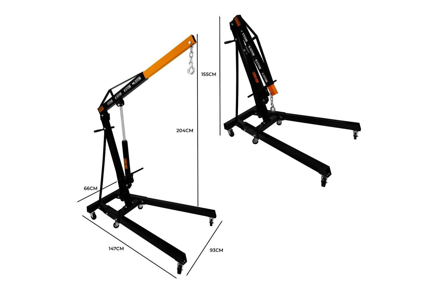 Monstershop 210495 - T-mech Engine Crane 1 Tonne-7
