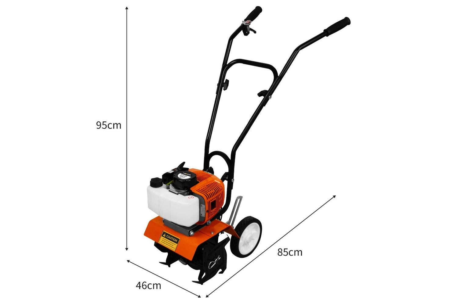 Monstershop 210985 - T-mech Petrol Garden Tiller-5