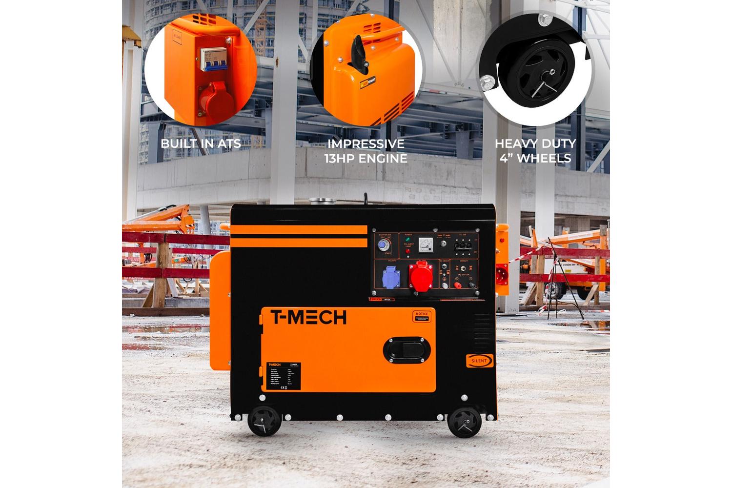Monstershop 210369 - T-mech Portable Silent Diesel Generator-2