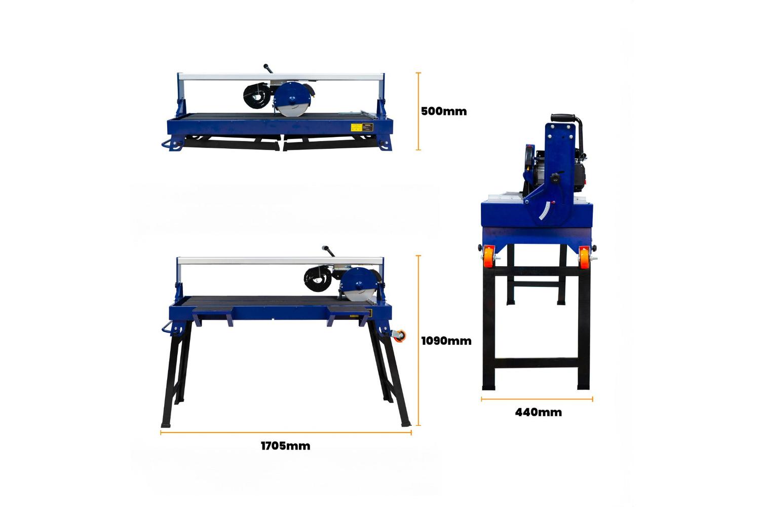Monstershop 26125 - T-mech Wet Tile Cutter Bench - 1200mm /-6