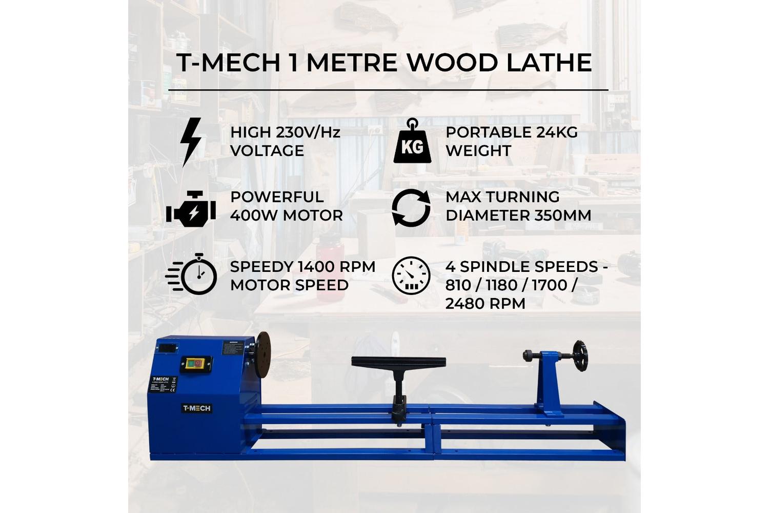 Monstershop 28088 - T-mech Wood Lathe-4