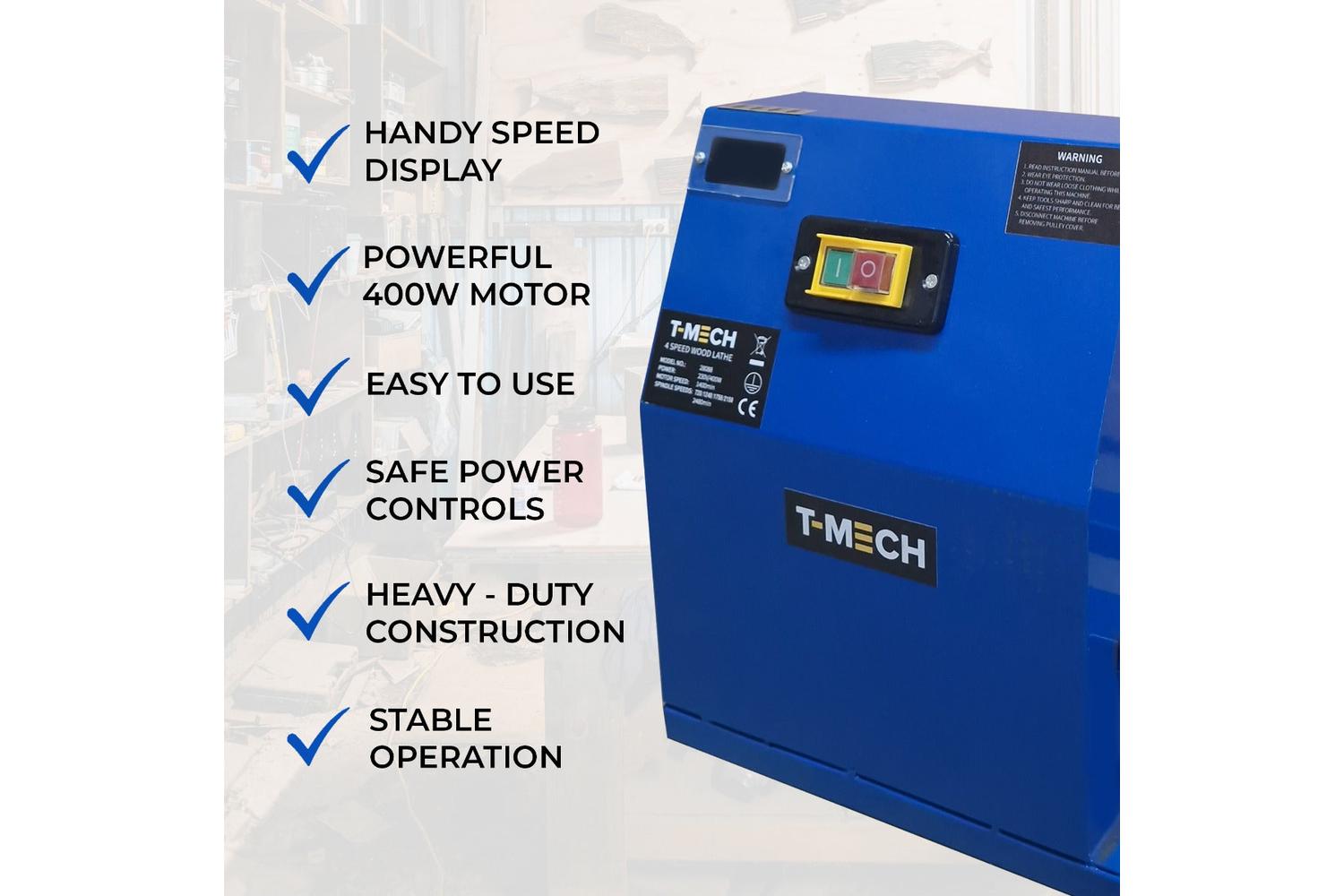 Monstershop 28088 - T-mech Wood Lathe-6