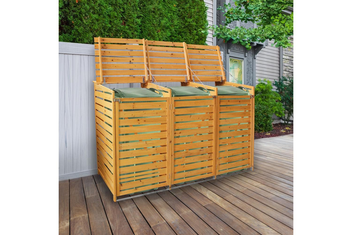 Monstershop 24410 - Triple Wheelie Bin Storage