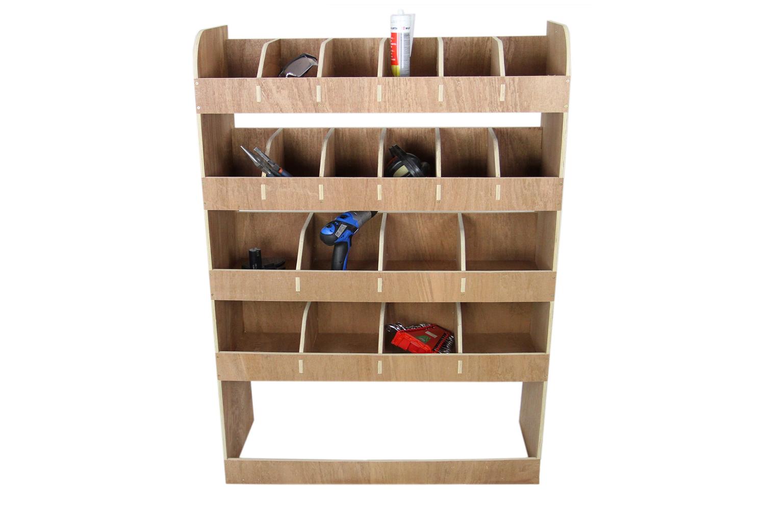 Monstershop 25473 - Vauxhall Vivaro Swb Plywood Van Racking-4