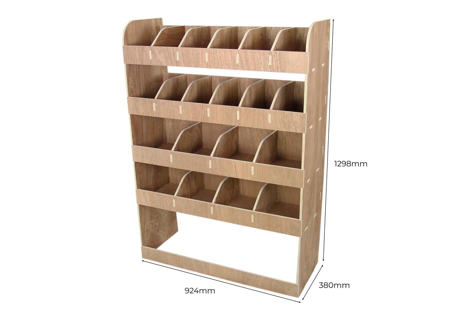 Monstershop 25473 - Vauxhall Vivaro Swb Plywood Van Racking-7