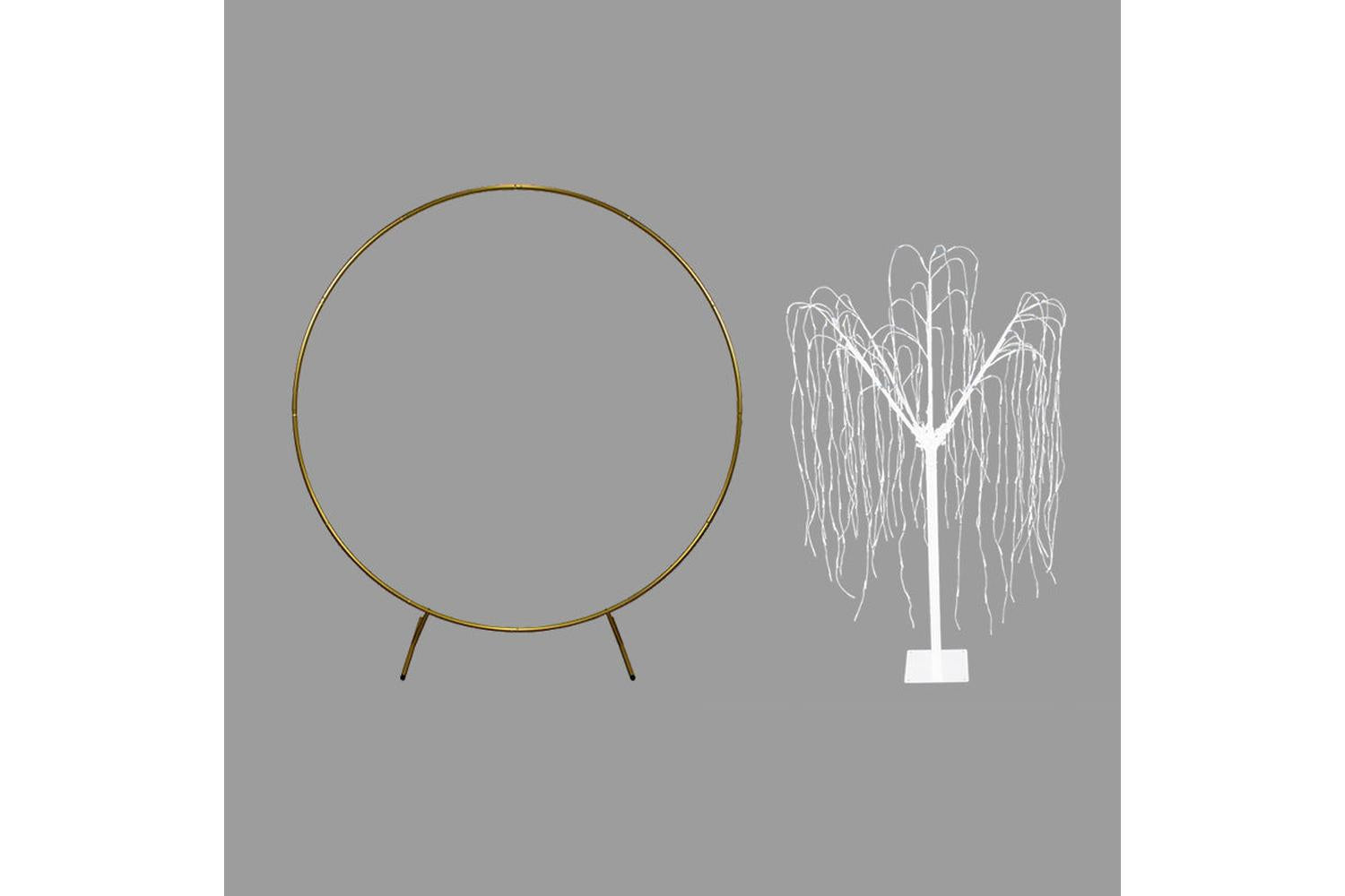 Monstershop 29248 - Wedding Moongate - Gold & 1 X Weeping Wi