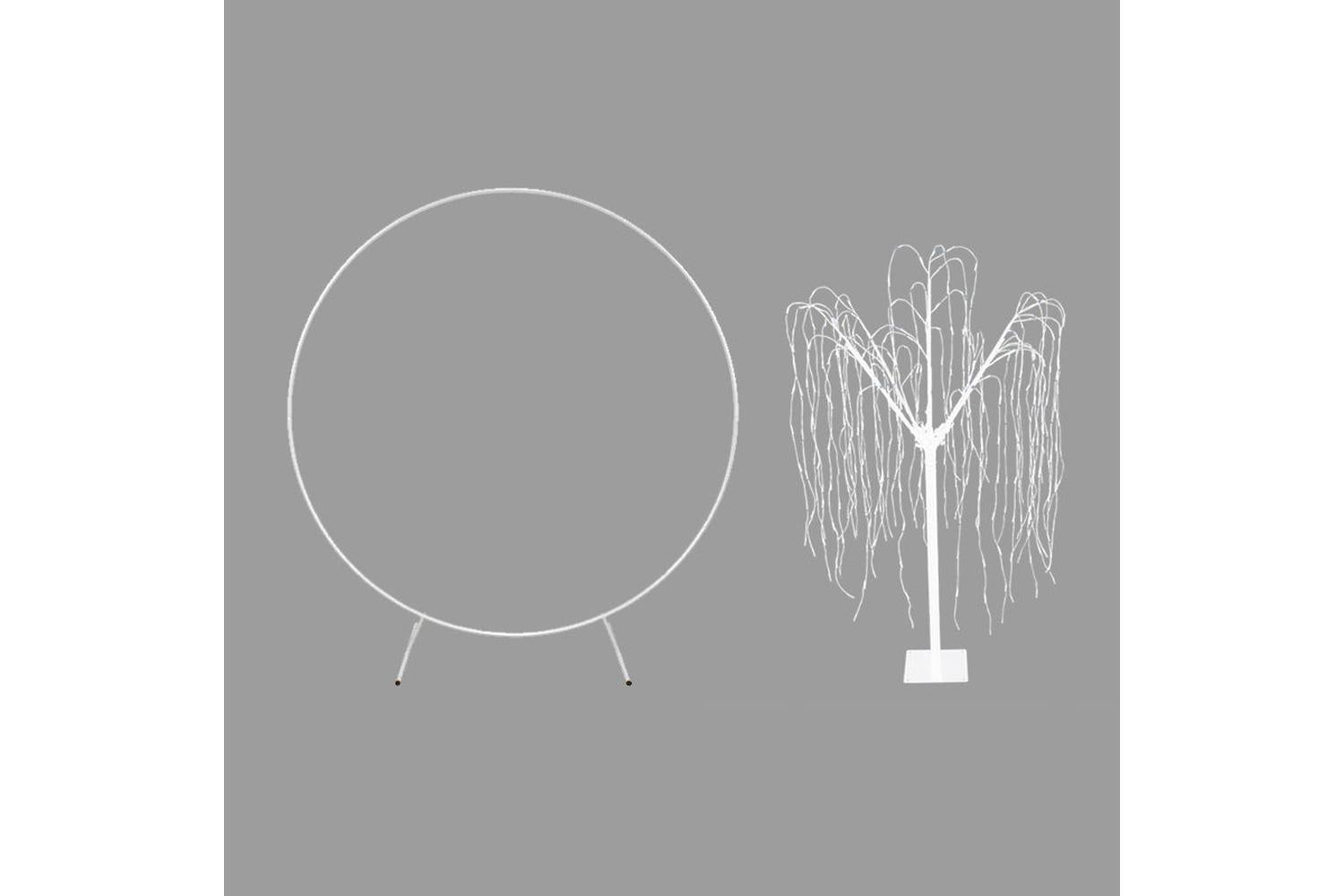 Monstershop 29291 - Wedding Moongate - White & 1 X Weeping W