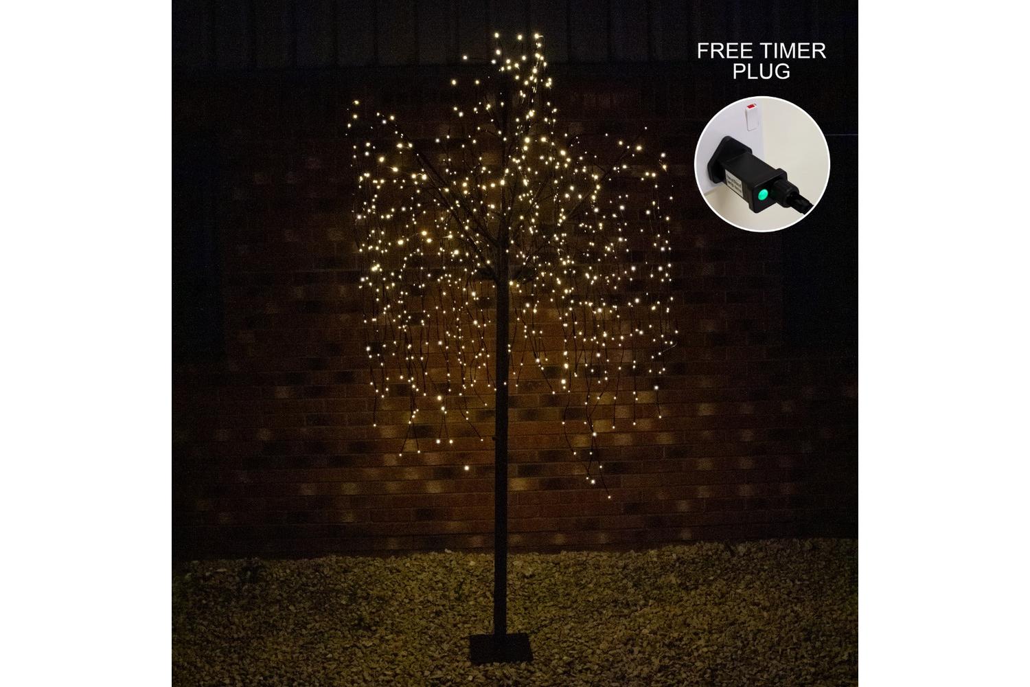Monstershop 28437 - Weeping Willow Tree - Black - 240cm - Wa-4