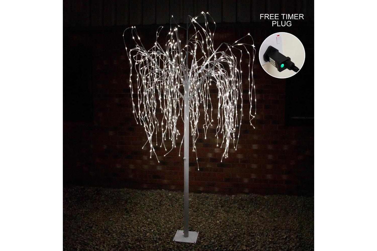 Monstershop 28465 - Weeping Willow Tree - White - 240cm - Co-2