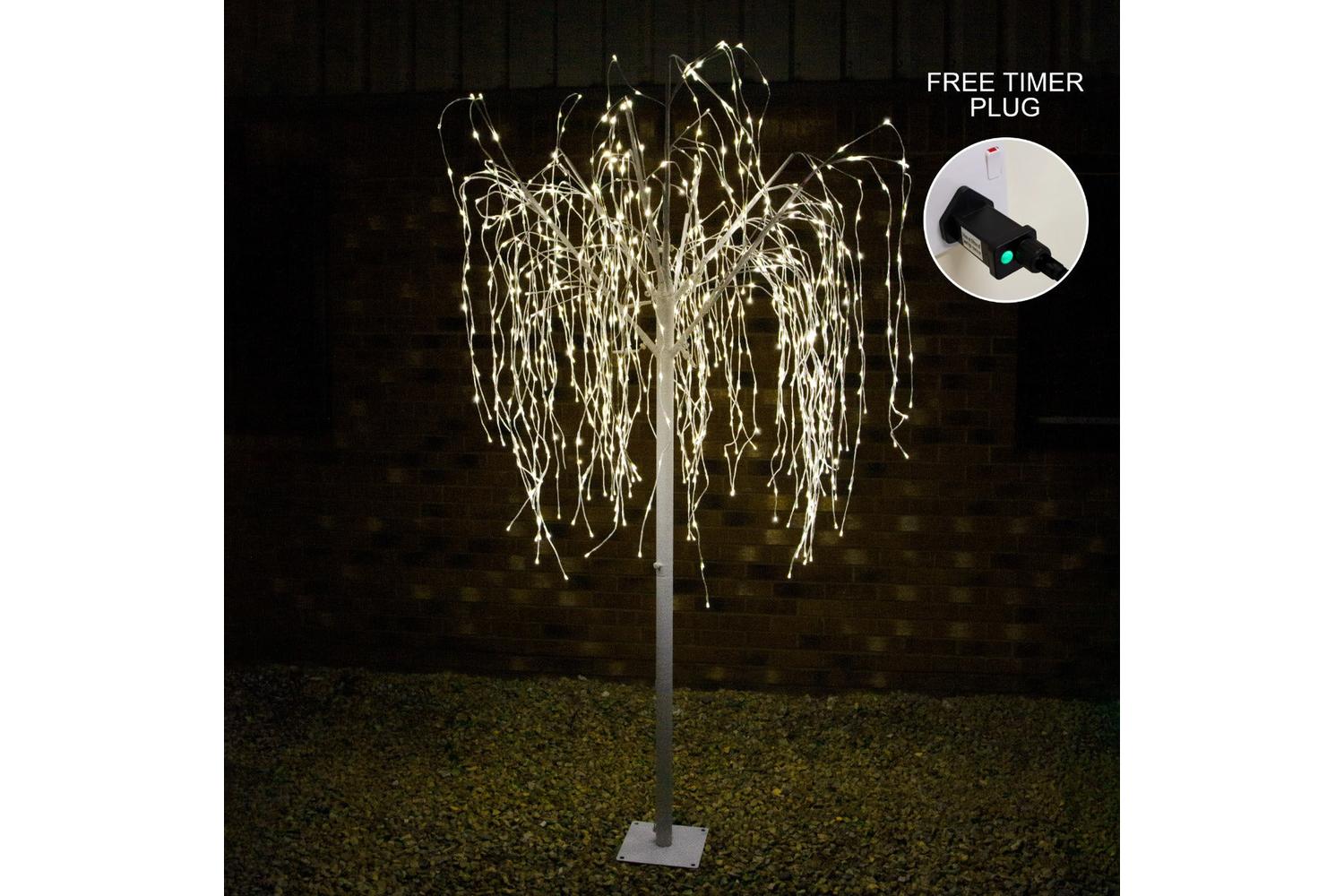 Monstershop 28463 - Weeping Willow Tree - White- 240cm - War-2