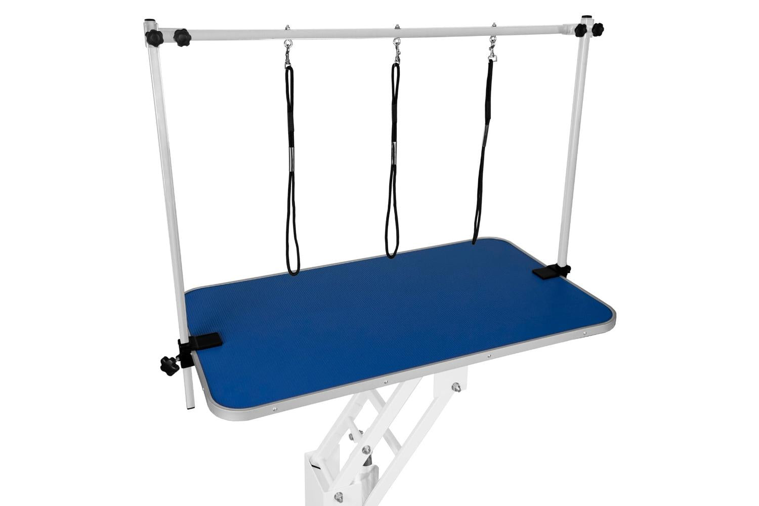 Monstershop 212303 - White Hydraulic Grooming Table - Blue T-4