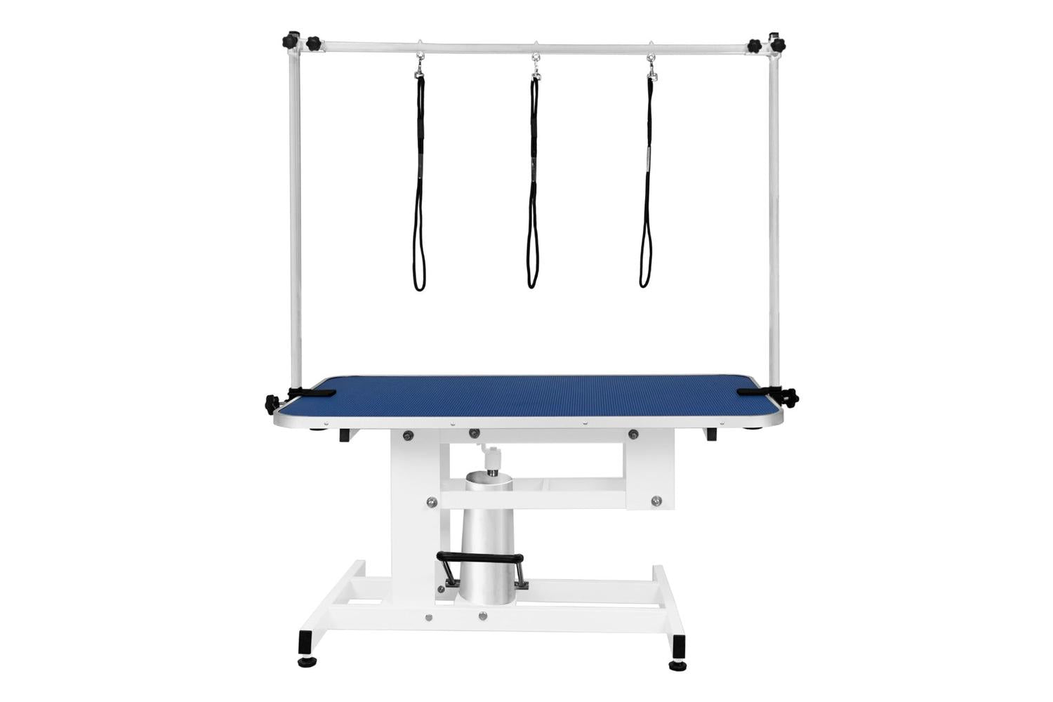 Monstershop 212303 - White Hydraulic Grooming Table - Blue T-7