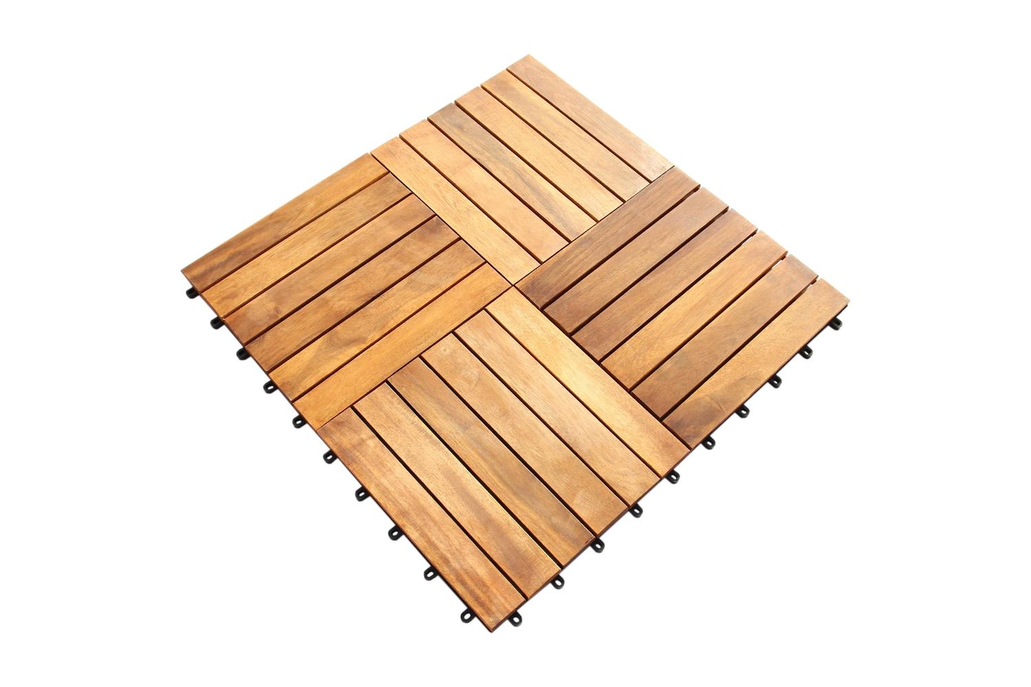 Monstershop 27219 - Wooden Decking Tiles