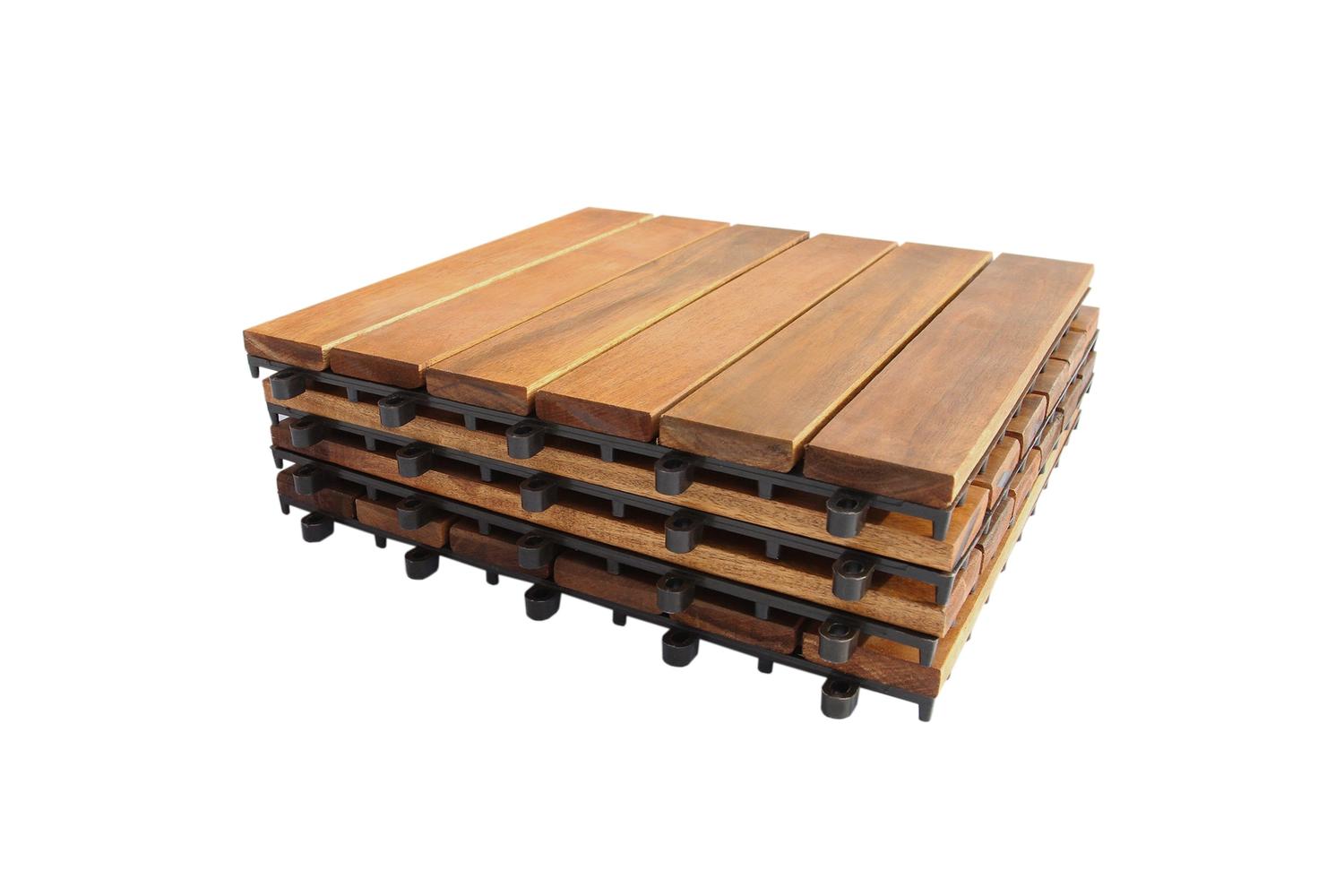 Monstershop 27219 - Wooden Decking Tiles-5