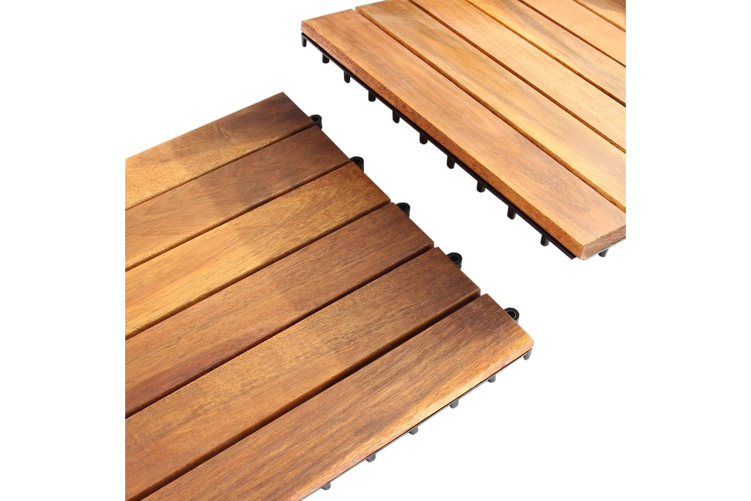 Monstershop 27219 - Wooden Decking Tiles-8