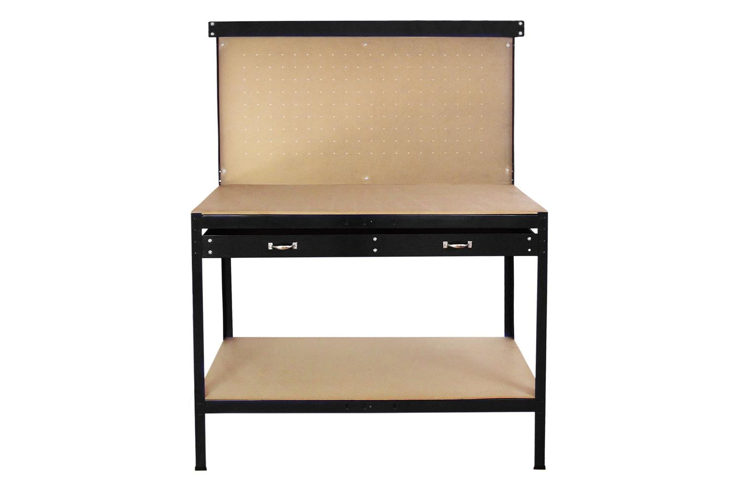Monstershop 26115 - Workbench With Pegboard And Drawer In Bl-4