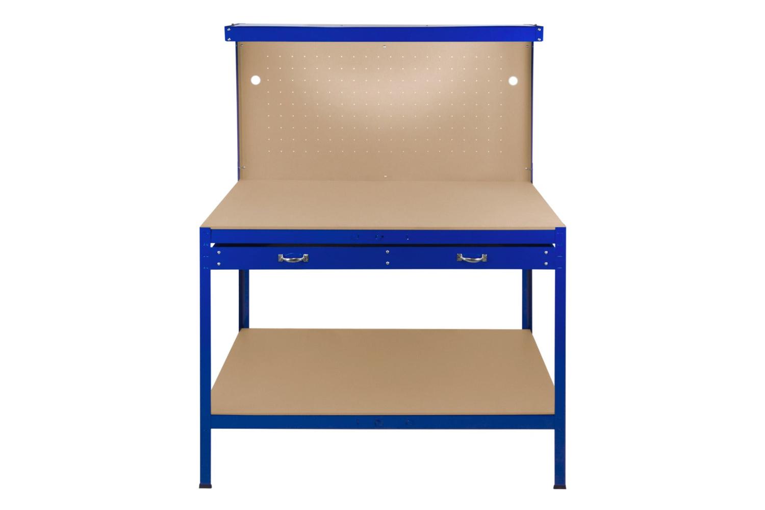 Monstershop 210794 - Workbench With Pegboard Drawer & Light