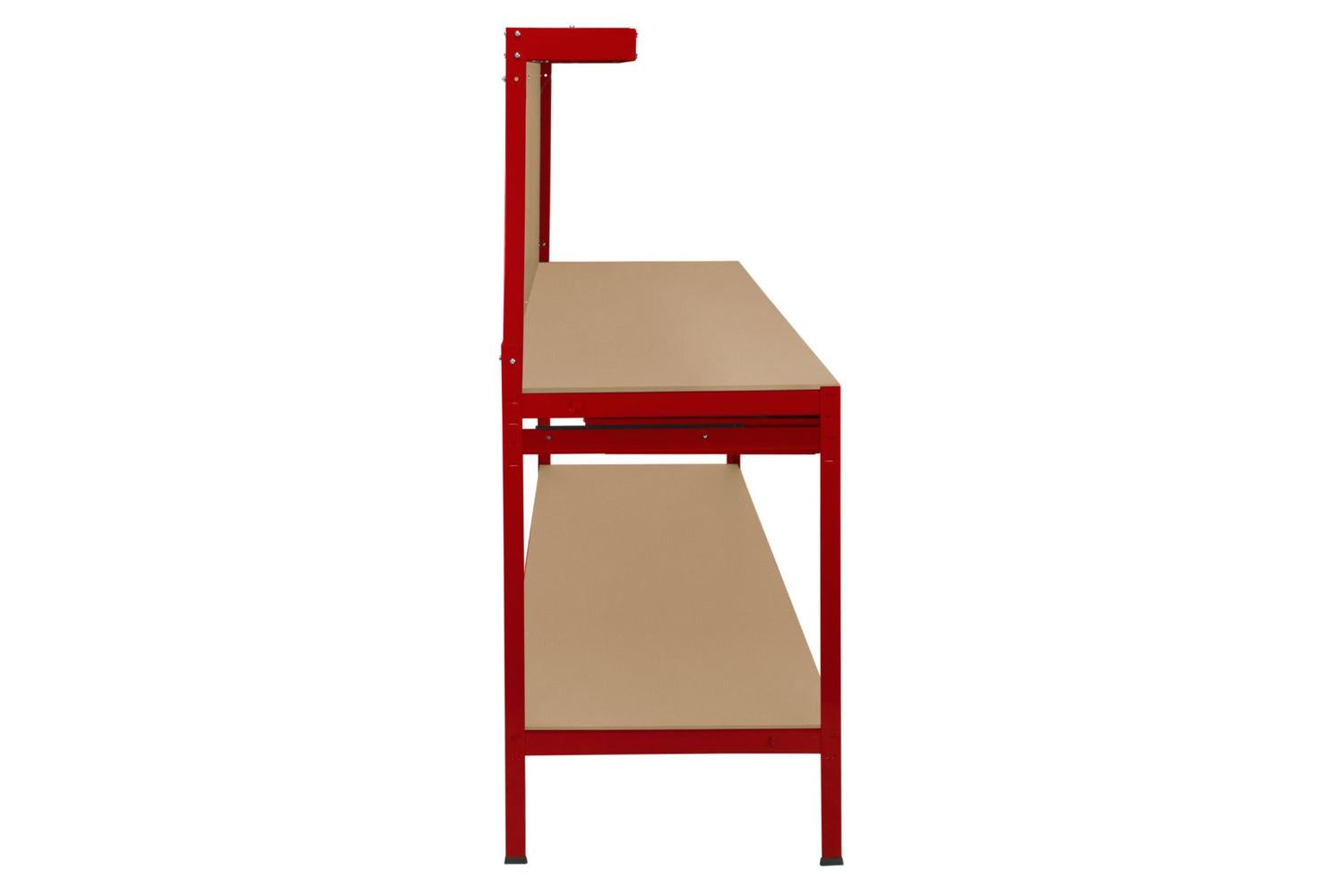 Monstershop 210795 - Workbench With Pegboard Drawer & Light-3