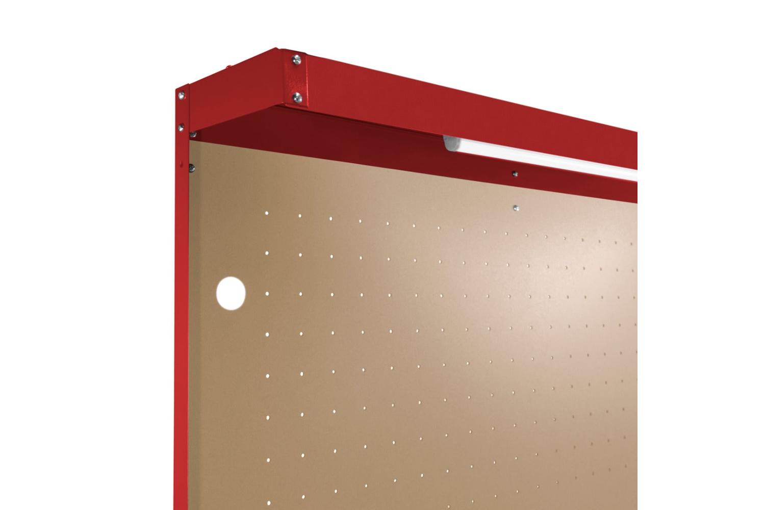 Monstershop 210795 - Workbench With Pegboard Drawer & Light-7