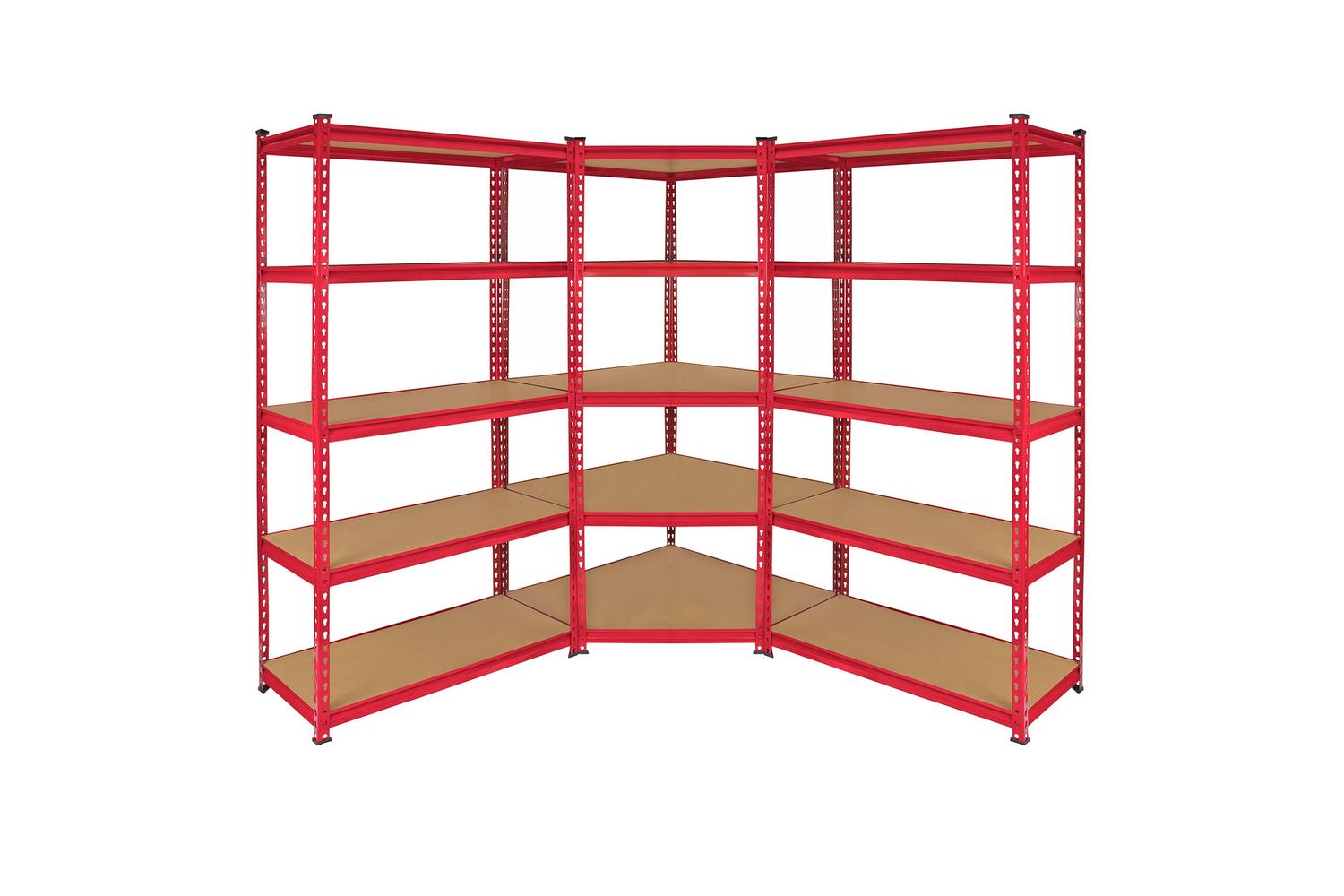 Monstershop 20004 - Z-rax 90cm Racking Bundle: Corner Shelvi