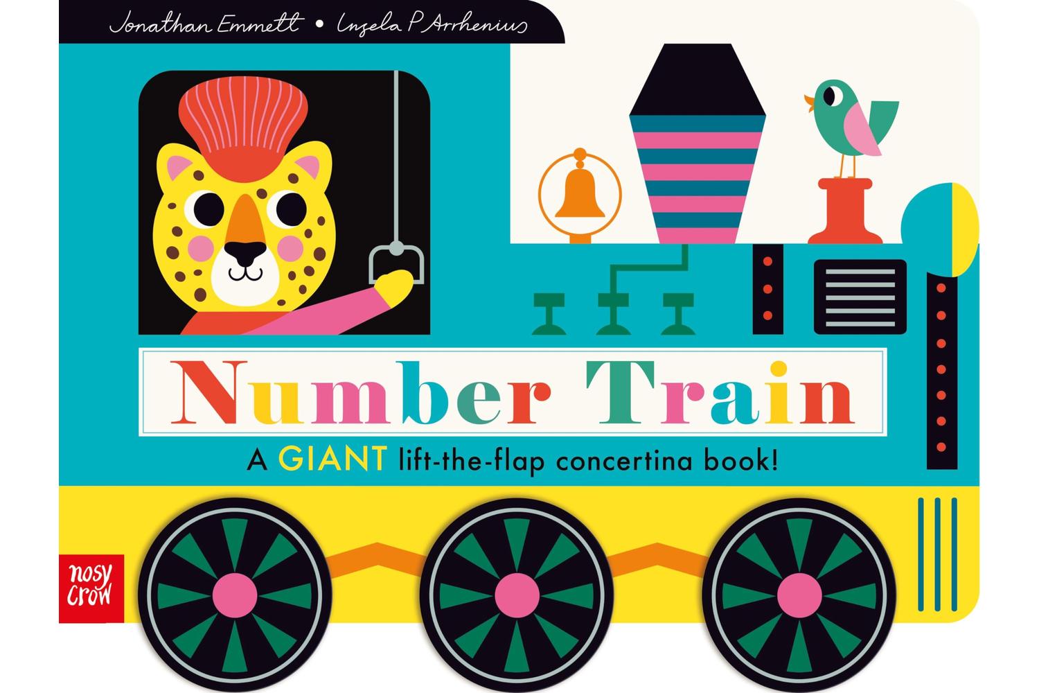 Number Train: Engaging, Educational Lift-the-flap Rhyming Counting Book For Kids