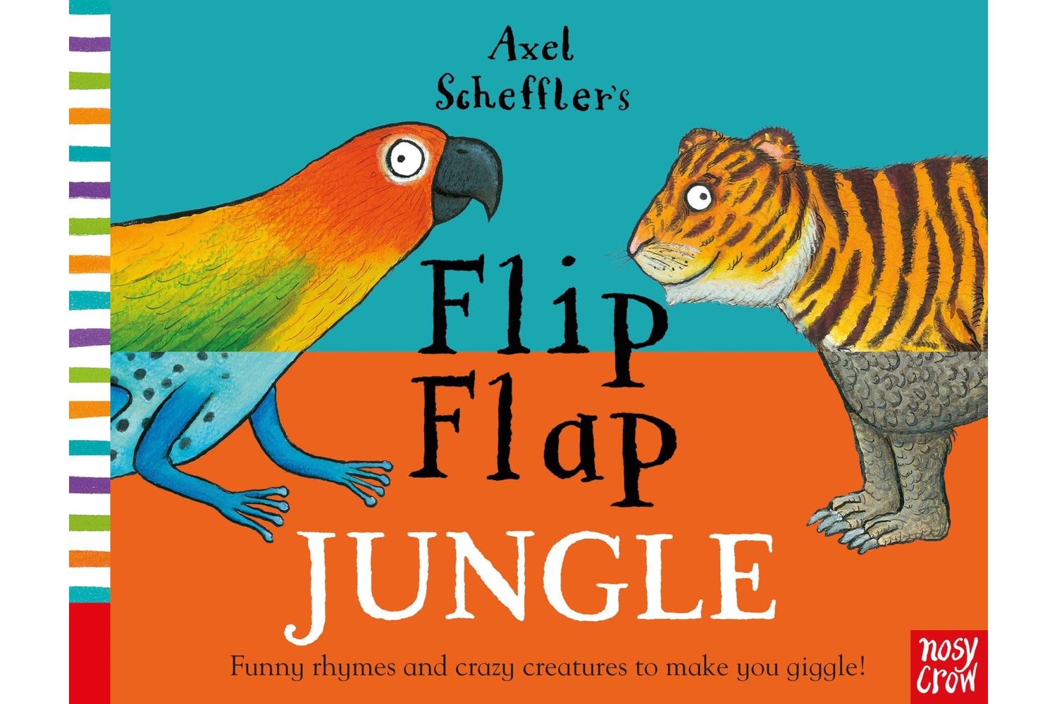 Axel Scheffler's Flip Flap Jungle Kids Media Book From Nosy Crow