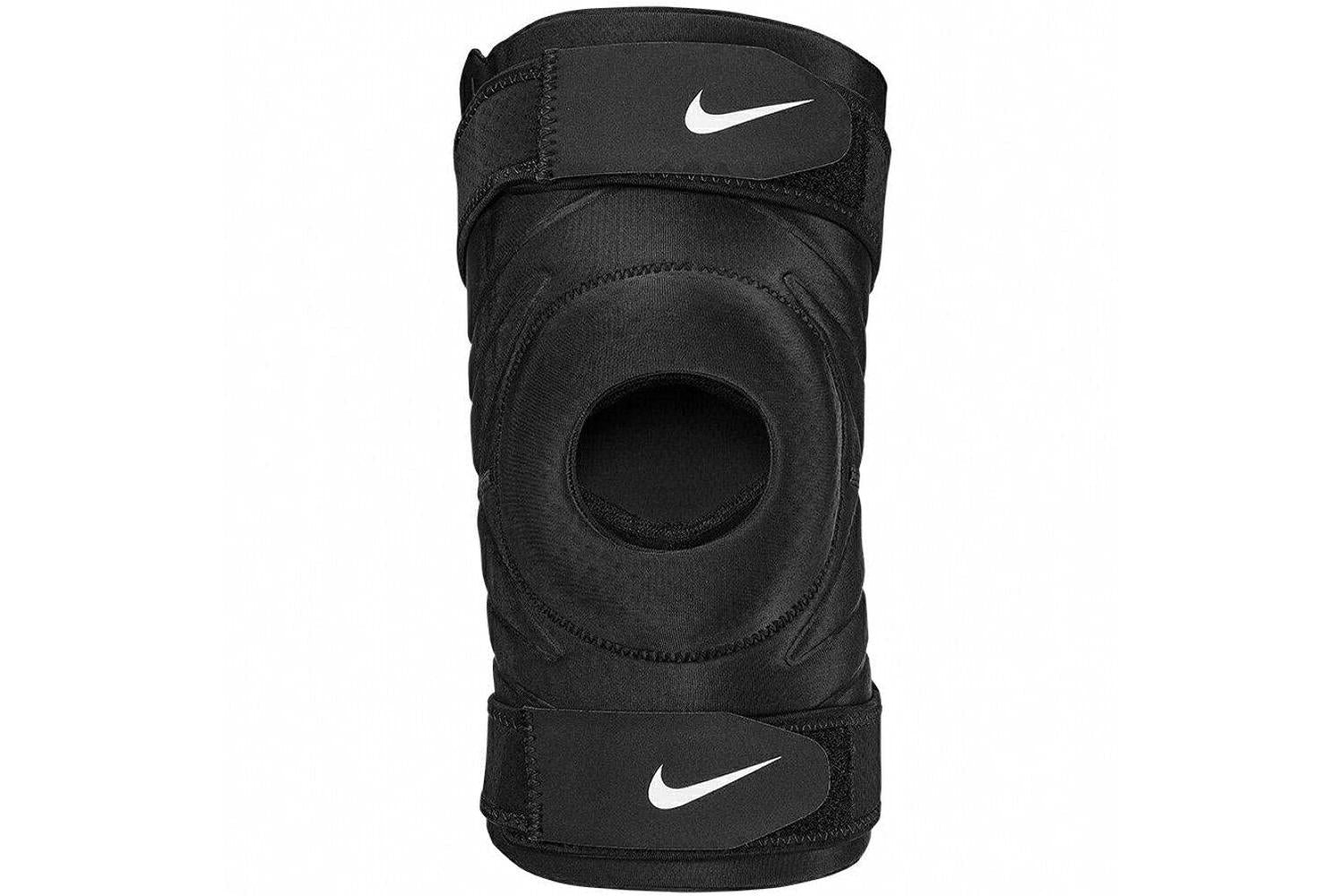 Nike Bb-accnikpro005a - Nike Pro Open Knee Strap Sleeve Blac-2