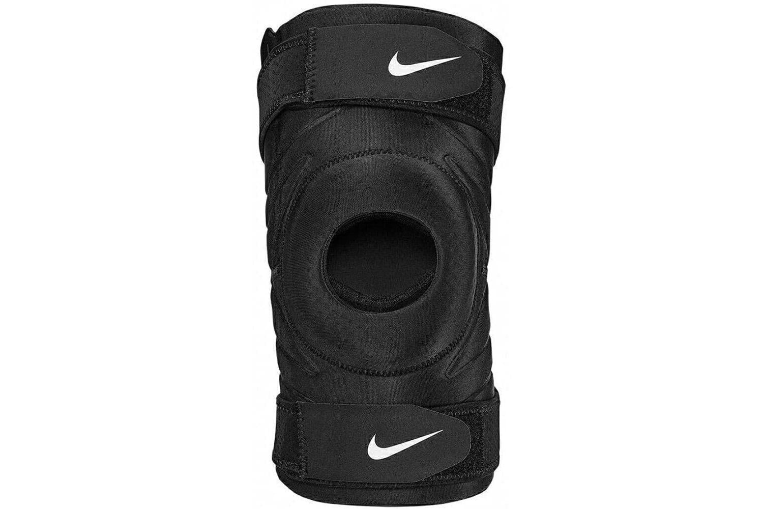 Nike Bb-accnikpro005b - Nike Pro Open Knee Strap Sleeve Blac