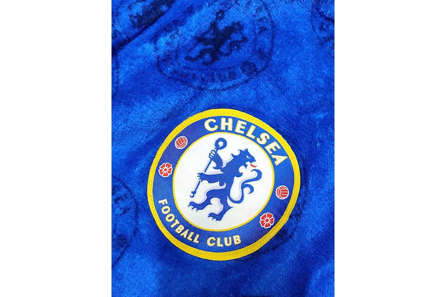 Mens Chelsea Football Dressing Gown-2
