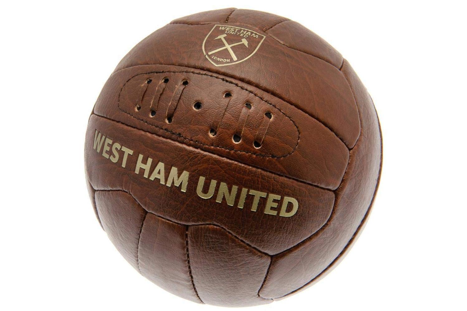 West Ham United Fc Faux Leather Football-2