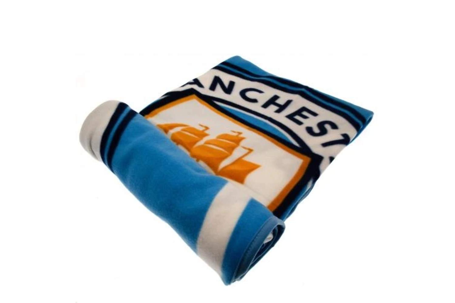 Manchester City Fc Bb-fbsfbmc001 - Man City Pulse Fleece Blanket