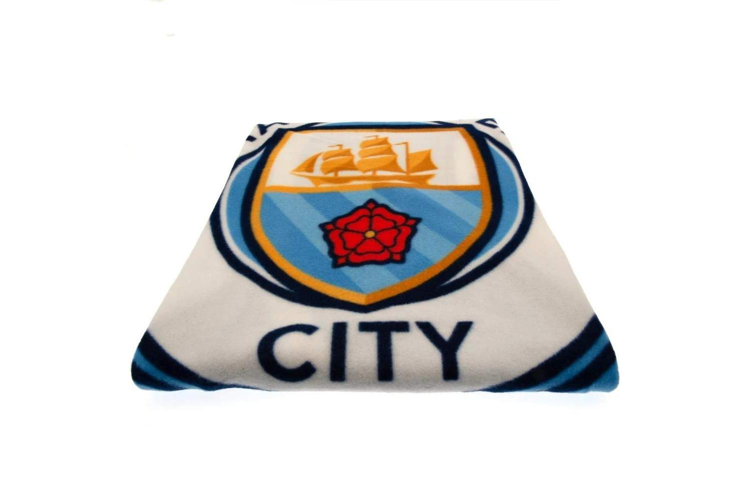 Manchester City Fc Bb-fbsfbmc001 - Man City Pulse Fleece Blanket-2