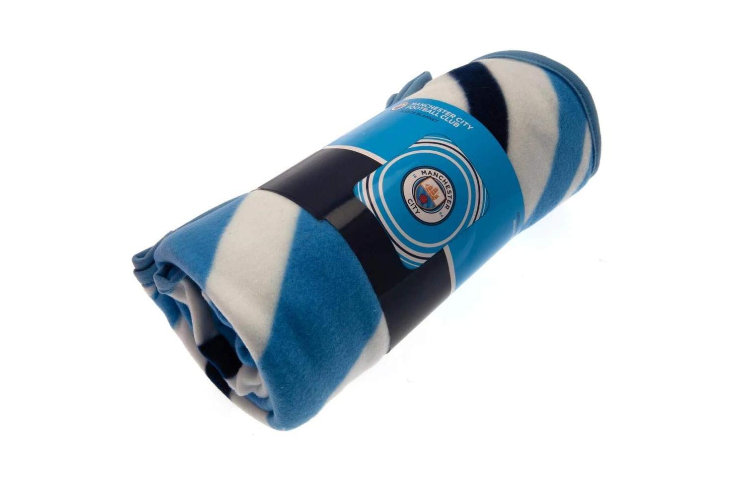 Manchester City Fc Bb-fbsfbmc001 - Man City Pulse Fleece Blanket-3