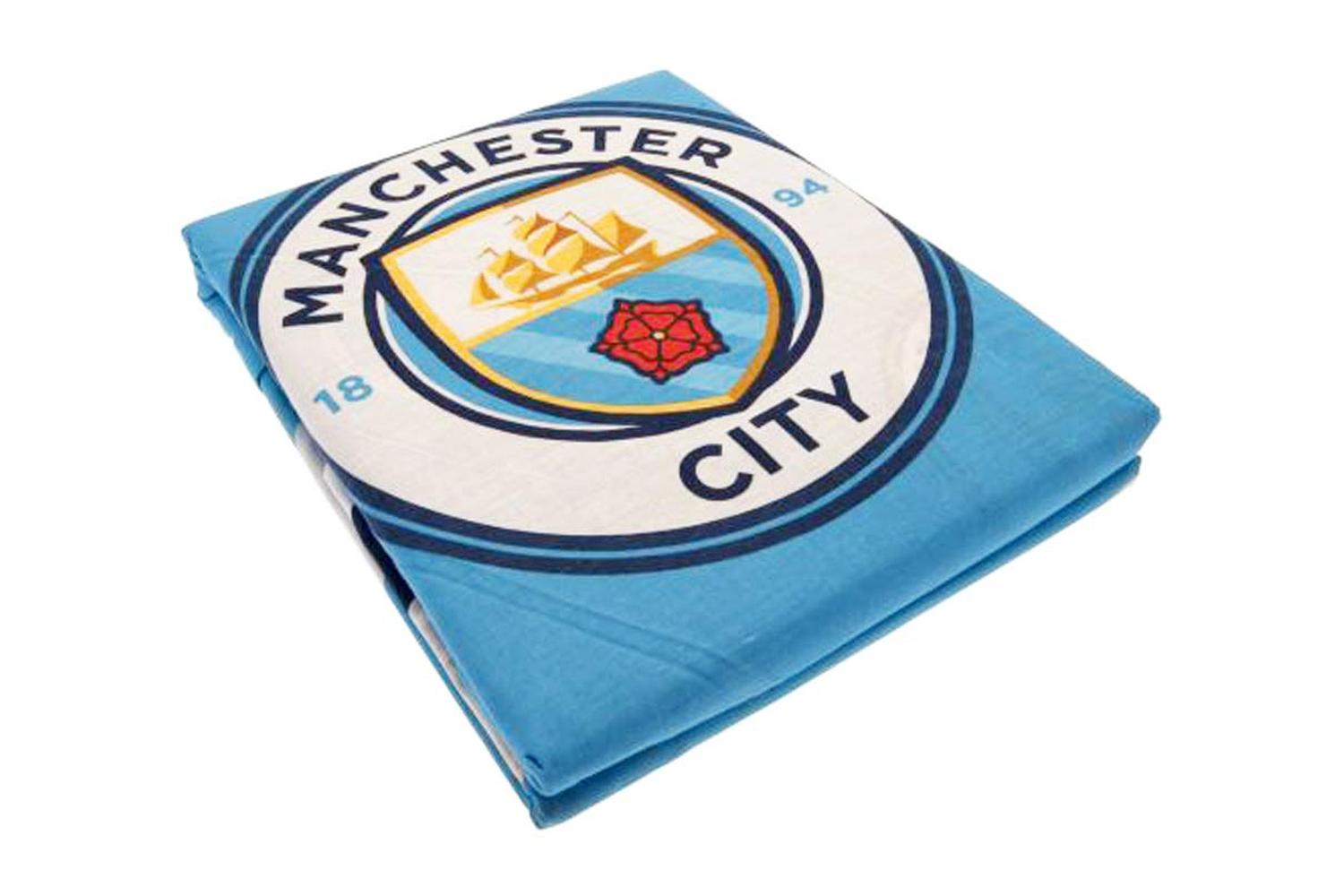 Manchester City F.c. Single Duvet Set Pl-2