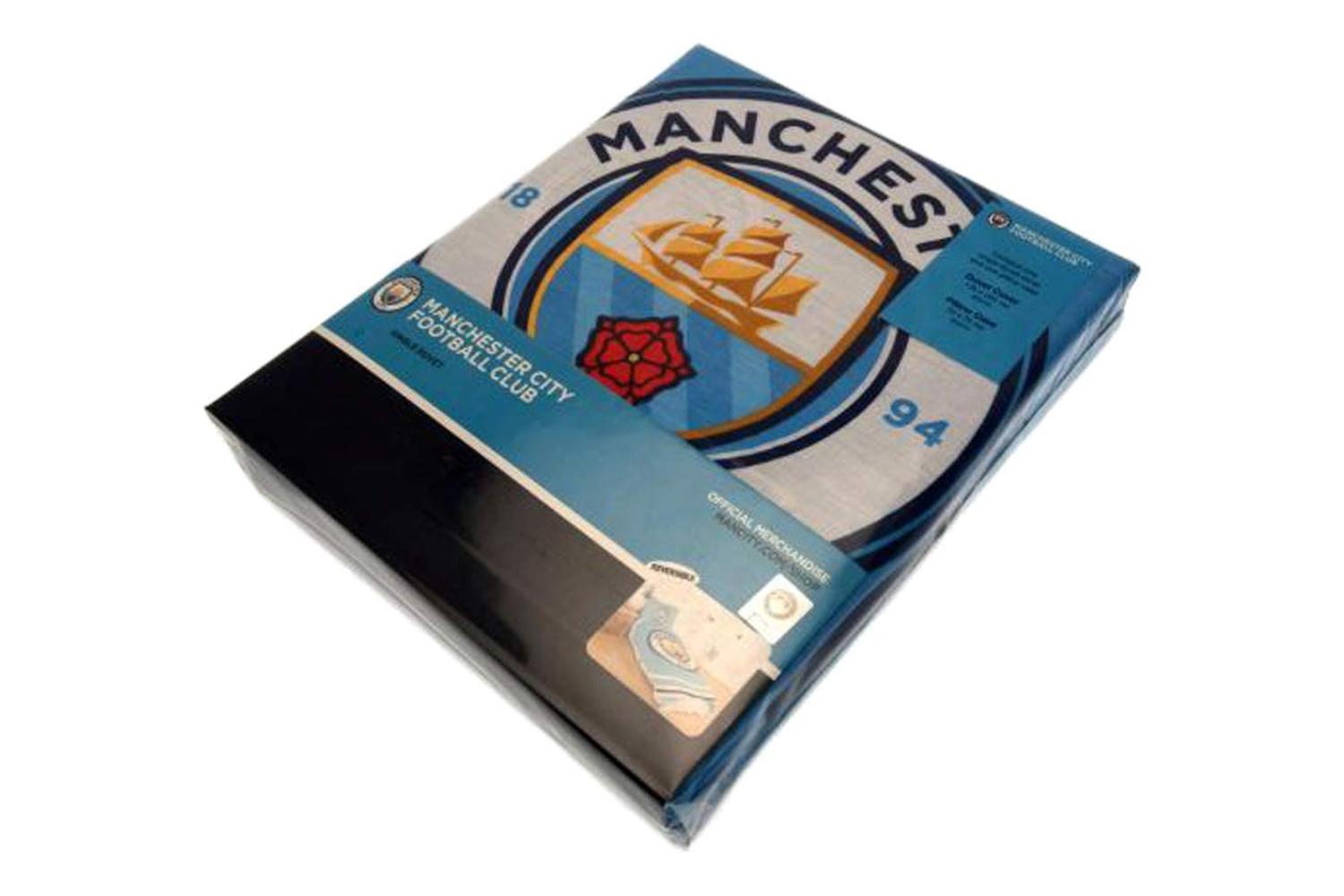 Manchester City F.c. Single Duvet Set Pl-3