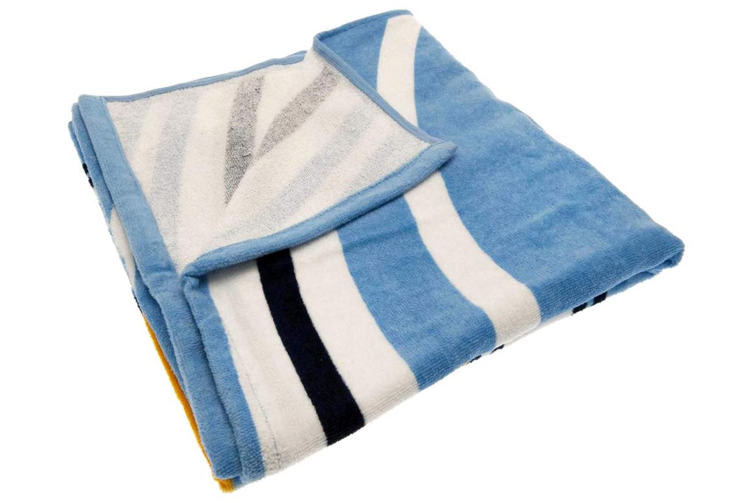 Manchester City Fc Bb-fbstowmc003 - Man City Pulse Towel-2
