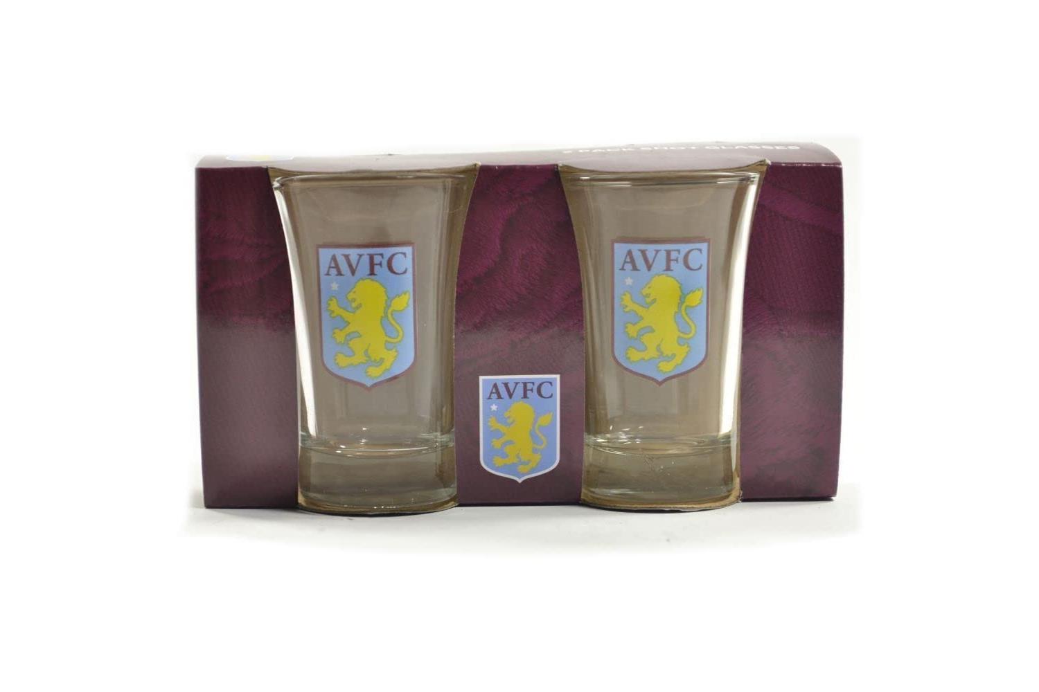 Aston Villa Two Pack Shot Glasses-2