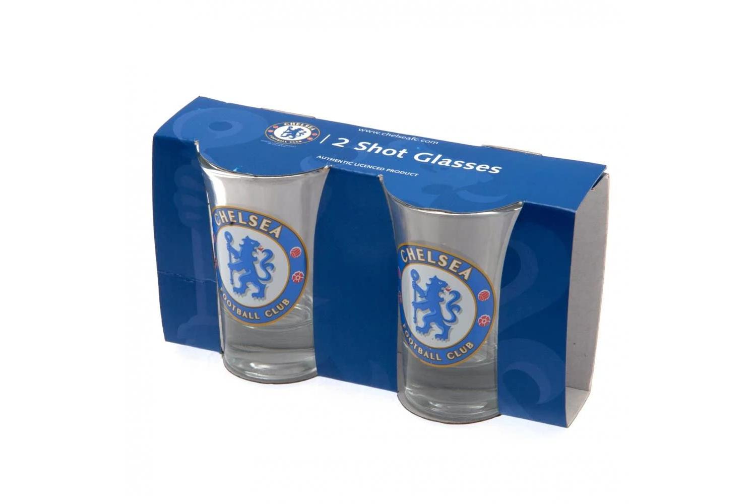 Chelsea F.c. Shot Glasses Set Of 2-3