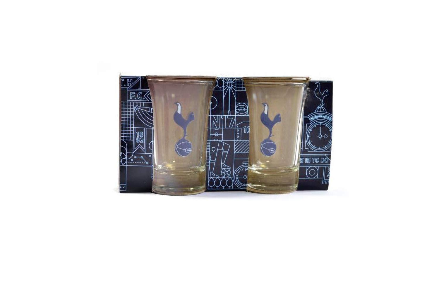 Tottenham Hotspur F.c. Set Of 2 Shot Glasses-3