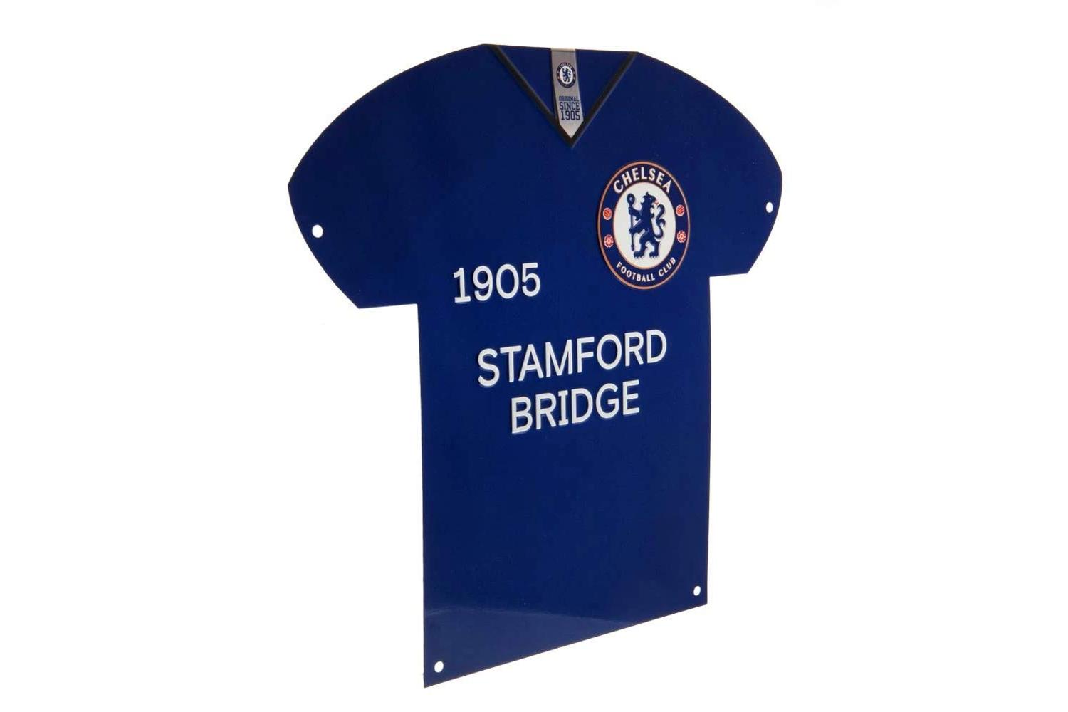Chelsea Fc Jersey Metal Sign-2