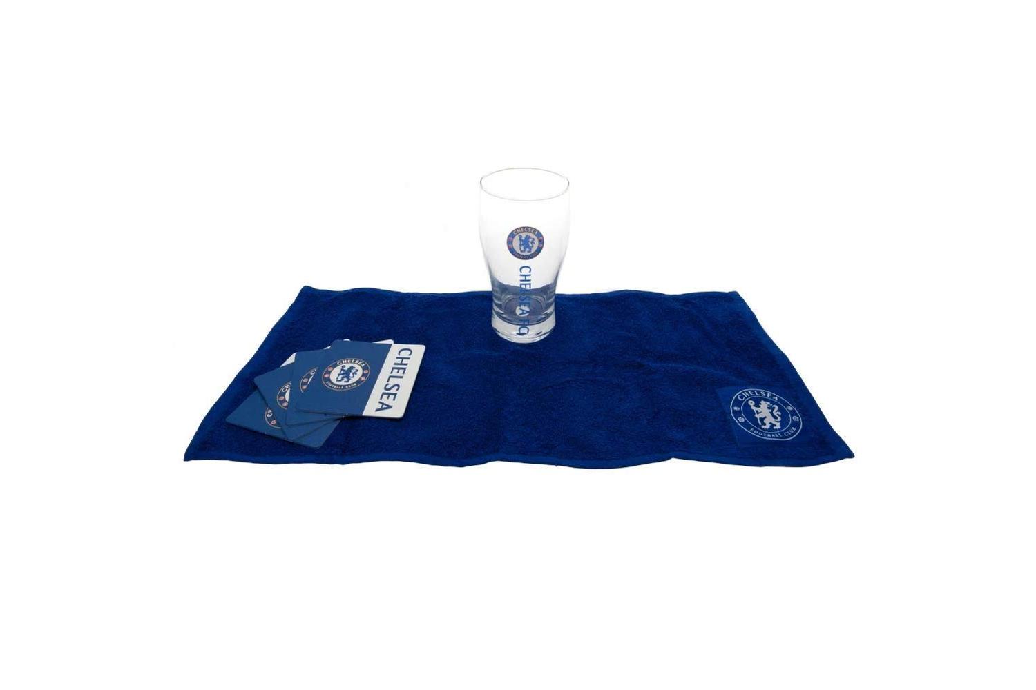 Chelsea Fc Bb-fbsbarch001 - Chelsea Word Mark Mini Bar Set O-2