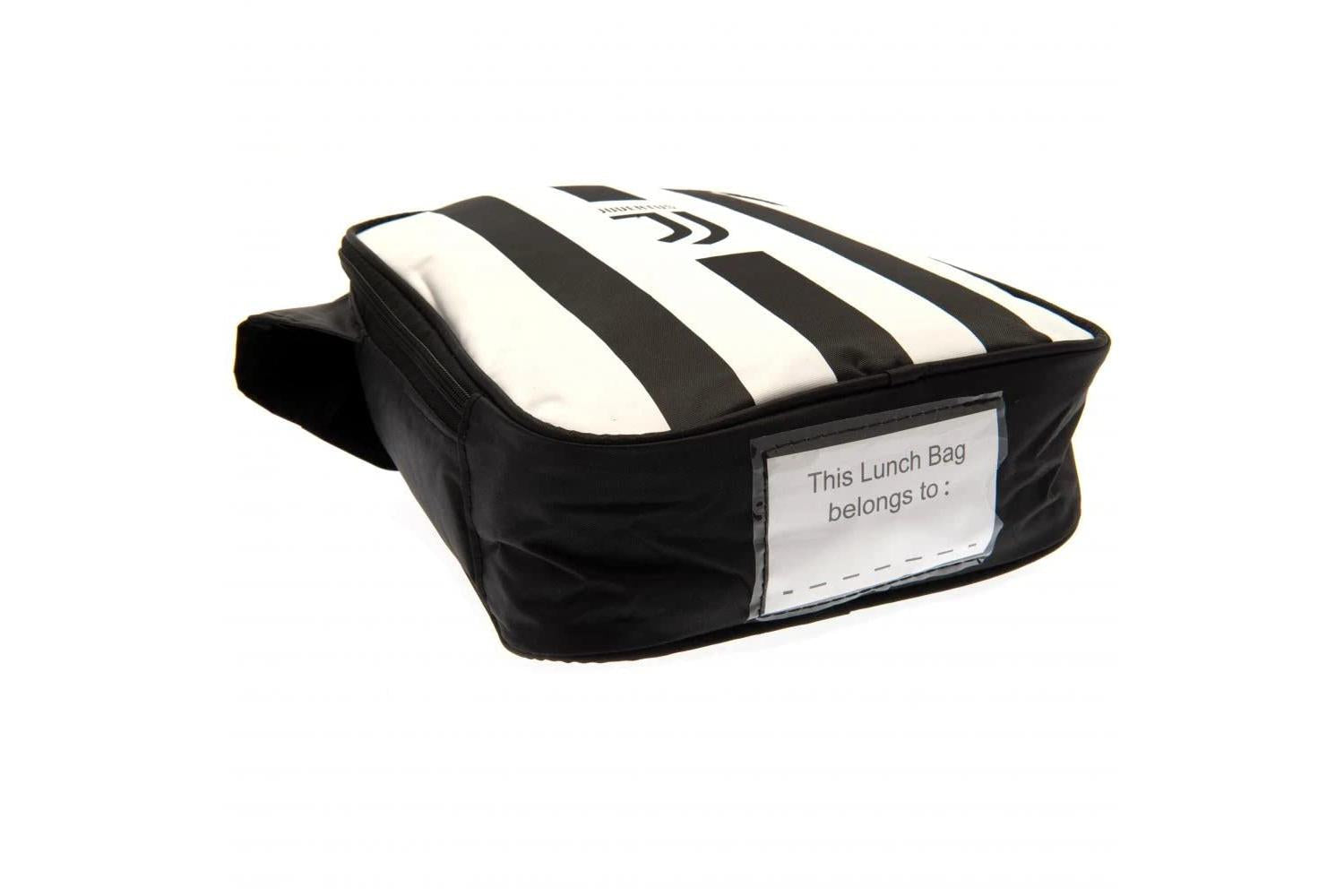 Juventus Kit Lunch Bag Black White-2